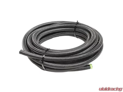 Snow Performance Black Nylon Braided Stainless PTFE Hose 8AN 30ft - SNF-60830B