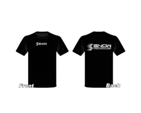 Snow Performance T-shirt Black w/ White Logo - 2X