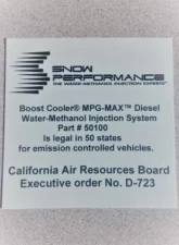 Snow Performance Diesel Stage 3 Boost Cooler Water-Methanol Injection Kit Universal                                     - SNO-50100-BRD - Image 2