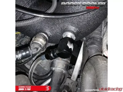 Snow Performance Low Profile Water-Methanol Nozzle Holder 4AN Elbow - SNO-809-BRD