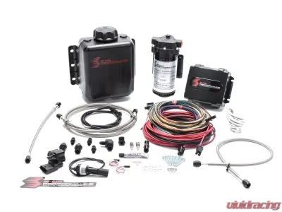 Snow Performance Stage 4 Boost Cooler Platinum Water Injection Kit Stainless Braided Line - SNO-9000-BRD