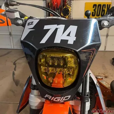 Rigid Industries Adapt XE Extreme Enduro Complete Ready-To-Ride Black LED Moto Kit - 300416
