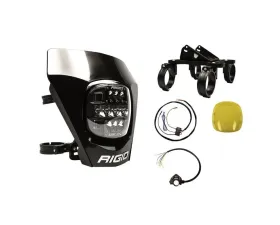 Rigid Industries Adapt XE Extreme Enduro Complete Ready-To-Ride Black LED Moto Kit