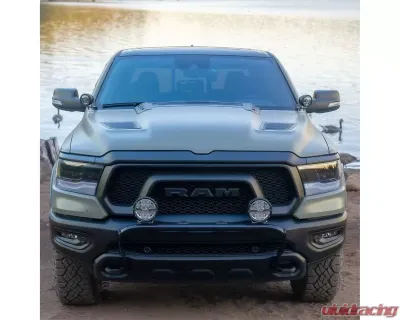 Rigid Industries  4inch 360-Series Drive A-Pillar Light Kit Dodge Ram 1500 | TRX 2019-2024 - 46718