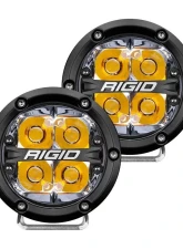 Rigid Industries x SHREDDY 360-Series 4in Lights w/Wt Bcklght (2) + 6 Covers (2 Pink/2 Teal/2 Blk)                                     - 36117-SHREDDY - Image 4