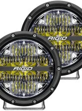 Rigid Industries x SHREDDY 360-Series 6in Lights w/Wt Bcklght (2) + 6 Covers (2 Pink/2 Teal/2 Blk)                                     - 36204-SHREDDY - Image 4