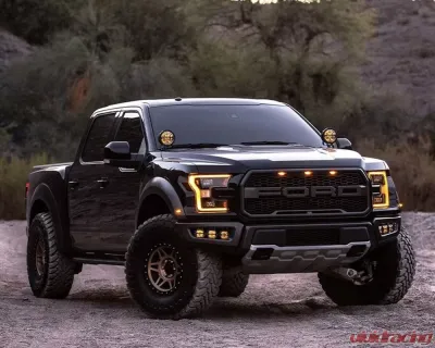 Rigid Industries x SHREDDY 360-Series 6in Lights w/Wt Bcklght (2) + 6 Covers (2 Pink/2 Teal/2 Blk) - 36204-SHREDDY