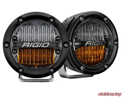 Rigid Industries 360-Series 4" Sae Dual Fog Lights Yellow-White Pair - 36122