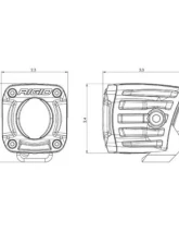 RIGID Industries Revolve Light Pod (White Backlight Pair) Ford Bronco 2021+                                     - 490613 - Image 2
