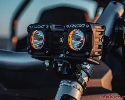 RIGID Industries Revolve Light Pod (White Backlight Pair) Ford Bronco 2021+ - 490613