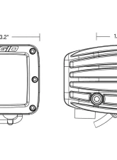 Rigid Industries D-Series Sae Dual Fog Lights Yellow-White Pair                                     - 50482 - Image 7