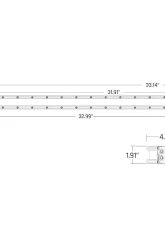 Rigid Industries SR-Series 30" Dual Function Sae Auxiliary High Beam Driving Lights with White Backlight                                     - 930413 - Image 4