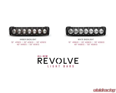 RIGID Industries 40" Revolve Light Bar (Amber Backlight) Ford Bronco 2021+ - 441613