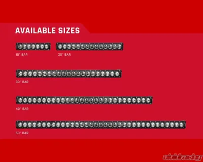 RIGID Industries 40" Revolve Light Bar (Amber Backlight) Ford Bronco 2021+ - 441613