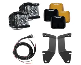 Rigid Industries A-Pillar Light Mount Kit w/D-SS Flood Light Toyota Tundra 2014-2020