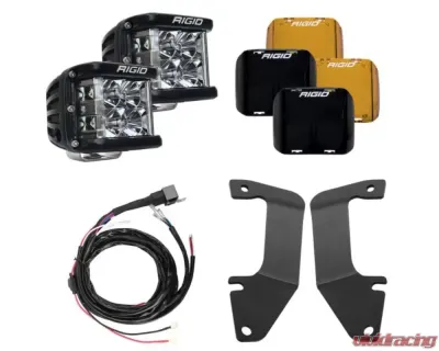 Rigid Industries A-Pillar Light Mount Kit w/D-SS Flood Light Toyota Tundra 2014-2020 - 46705