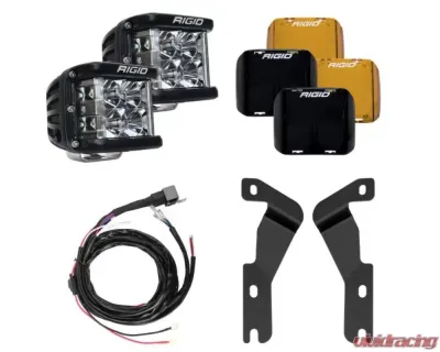 Rigid Industries A-Pillar Light Mount Kit w/D-SS Flood Light Toyota Tacoma 2016-2020 - 46707