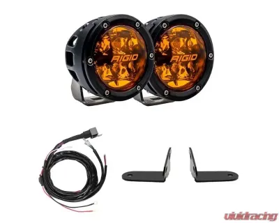 Rigid Industries Revolve Amber PRO A-Pillar Light Kit Polaris Pro R/Turbo R 2017-2023 - 41652