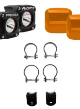 RIGID Industries Side-by-Side Revolve A-Pillar Light Kit                                     - 41650 - Image 4