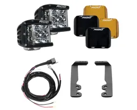 Rigid Industries D-SS Series A-Pillar Lighting Kit Toyota Tundra 2022-2024