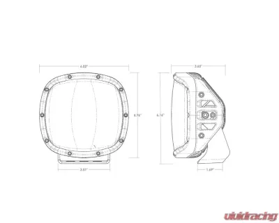 Rigid Industries 6" Adapt XP Extreme Powersports LED Light - Pair - 300415