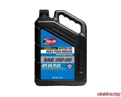 Red Line Pro-Series API SN+ 5W20 Motor Oil - 5 Quarts - Single - 12815