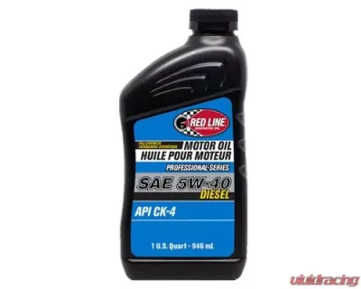 Red Line Pro-Series Diesel CK4 5W40 Motor Oil - Quart - 12714