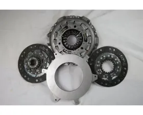 South Bend / DXD Racing Clutch Stage 1 Dual Disc Clutch Kit w/ Solid Center Plate Jeep Wrangler 3.6L 2018+