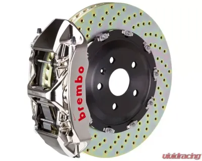 Brembo Drilled Front GT-R Big Brake Kit Tesla Model 3 RWD 2018-2024 | Tesla Model 3 AWD 2018-2024 - 1N1.8519AR