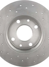 Brembo Premium UV Coated Rear Xtra Cross Drilled Brake Rotor for Fiat 500 2012-2019                                     - 08.5085.1X - Image 2