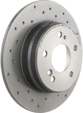 Brembo Brakes Premium UV Coated Rear Xtra Cross Drilled Brake Rotor for Chrysler, Mercedes-Benz                                     - 08.5178.3X - Image 3