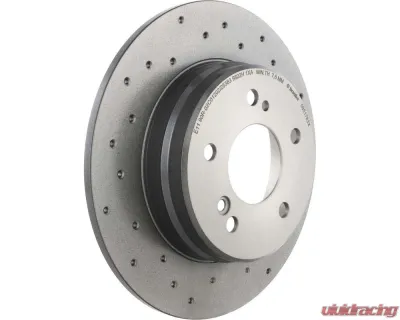 Brembo Brakes Premium UV Coated Rear Xtra Cross Drilled Brake Rotor for Chrysler, Mercedes-Benz - 08.5178.3X