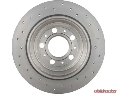 Brembo Premium UV Coated Rear Xtra Cross Drilled Brake Rotor - 08.7765.1X