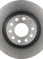 Brembo Premium UV Coated Rear Xtra Cross Drilled Brake Rotor for Audi 80 1988, 302mm                                     - 08.8843.2X - Image 6