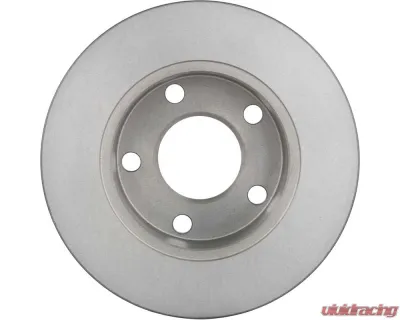 Brembo Premium UV Coated Rear Brake Rotor for Audi 80 1988, 245mm, Solid Grey Cast Iron - 08.9083.11