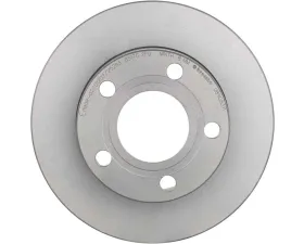 Brembo Premium UV Coated Rear Brake Rotor for Audi 80 1988, 245mm, Solid Grey Cast Iron