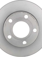 Brembo Premium UV Coated Rear Brake Rotor for Audi 80 1988, 245mm, Solid Grey Cast Iron                                     - 08.9083.11 - Image 5