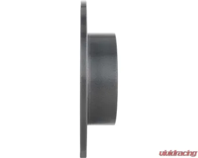 Brembo Premium UV Coated Rear Brake Rotor for Audi 80 1988, 245mm, Solid Grey Cast Iron - 08.9083.11