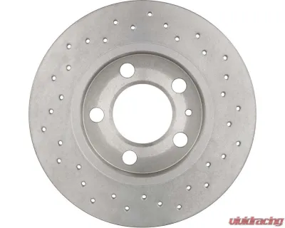 Brembo Premium UV Coated Rear Xtra Cross Drilled Brake Rotor for Audi TT MK1 Quattro 2000-2006 - 08.9148.1X