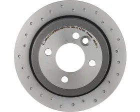 Brembo Premium UV Coated Rear Xtra Cross Drilled Brake Rotor for Mini Cooper 2002-2007