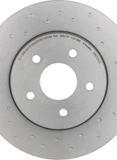 Brembo Premium UV Coated Rear Xtra Cross Drilled Brake Rotor for Jaguar X-Type 2002-2008                                     - 08.9734.1X - Image 5
