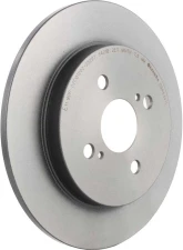 Brembo Premium UV Coated Rear Brake Rotor for Toyota Yaris 2012-2015, 259mm, Solid Grey Cast Iron                                     - 08.A534.11 - Image 3