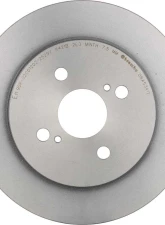 Brembo Premium UV Coated Rear Brake Rotor for Toyota Yaris 2012-2015, 259mm, Solid Grey Cast Iron                                     - 08.A534.11 - Image 5