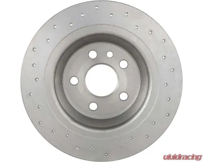 Brembo Premium UV Coated Rear Xtra Cross Drilled Brake Rotor for Land Rover Range Rover Evoque 2012-2015 - 08.A540.1X