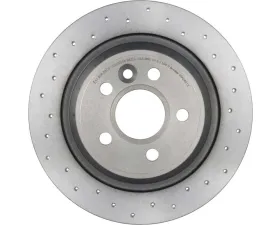 Brembo Premium UV Coated Rear Xtra Cross Drilled Brake Rotor for Land Rover Range Rover Evoque 2012-2015