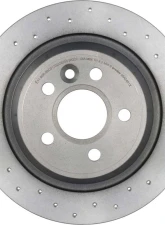 Brembo Premium UV Coated Rear Xtra Cross Drilled Brake Rotor for Land Rover Range Rover Evoque 2012-2015                                     - 08.A540.1X - Image 5