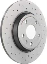 Brembo Premium UV Coated Rear Xtra Cross Drilled Brake Rotor for Audi 80 1988, 300mm                                     - 08.A759.1X - Image 3