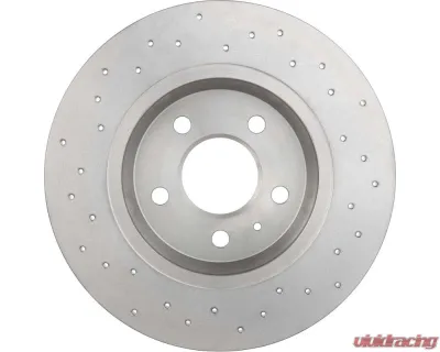 Brembo Premium UV Coated Rear Xtra Cross Drilled Brake Rotor for Audi 80 1988, 300mm - 08.A759.1X