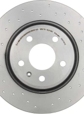 Brembo Premium UV Coated Rear Xtra Cross Drilled Brake Rotor for Audi 80 1988, 300mm                                     - 08.A759.1X - Image 6