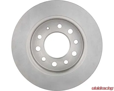 Brembo Premium UV Coated Rear Brake Rotor for Hyundai Tiburon 2003-2008, 258mm, Solid Grey Cast Iron - 08.B027.11